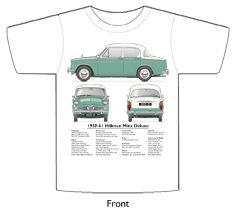 Hillman Minx IIIA Deluxe 1959-61 T-shirt Front